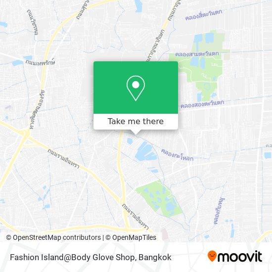 Fashion Island@Body Glove Shop map