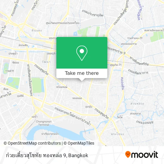 ก๋วยเตี๋ยวสุโขทัย ทองหล่อ 9 map
