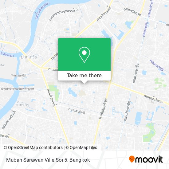 Muban Sarawan Ville Soi 5 map