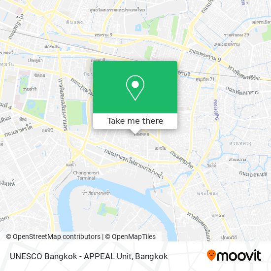 UNESCO Bangkok - APPEAL Unit map