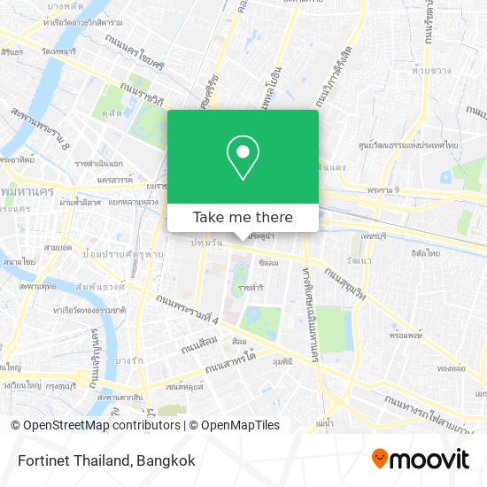 Fortinet Thailand map