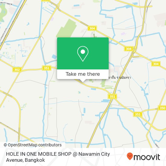 HOLE IN ONE MOBILE SHOP @ Nawamin City Avenue map
