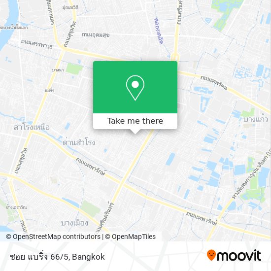ซอย แบริ่ง 66/5 map