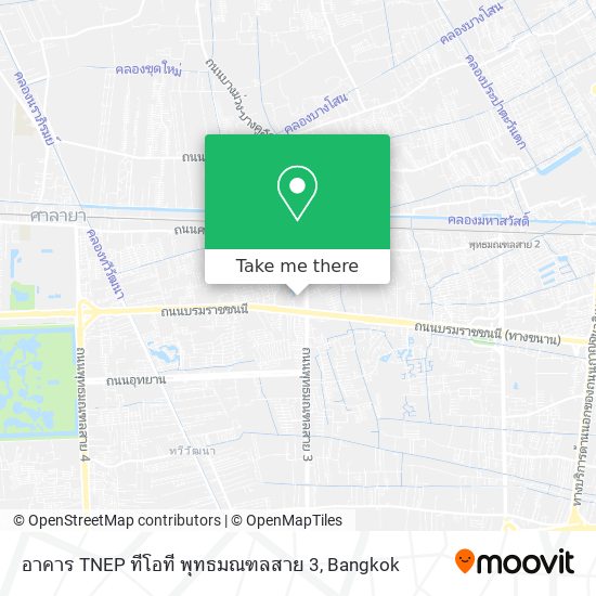 อาคาร TNEP ทีโอที พุทธมณฑลสาย 3 map