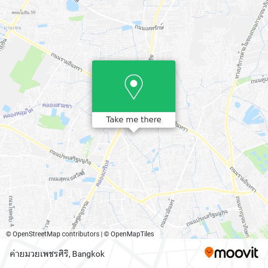 ค่ายมวยเพชรศิริ map