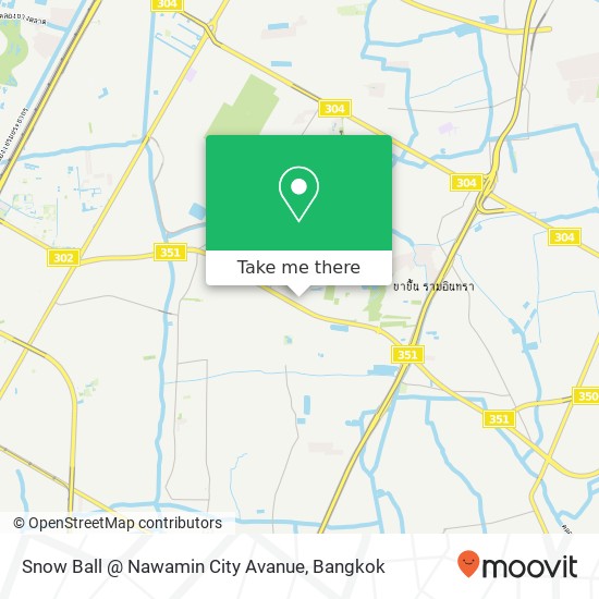 Snow Ball @ Nawamin City Avanue map