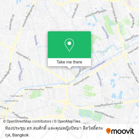 ห้องประชุม  ดร.สมศักดิ์ และคุณหญิงปัทมา ลีสวัสดิ์ตระกุล map