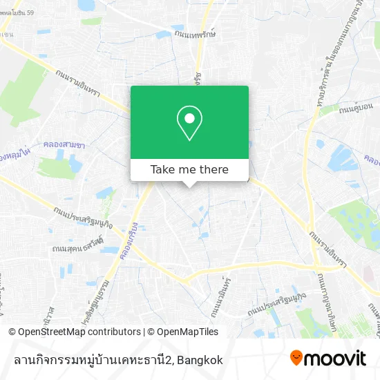 ลานกิจกรรมหมู่บ้านเคหะธานี2 map