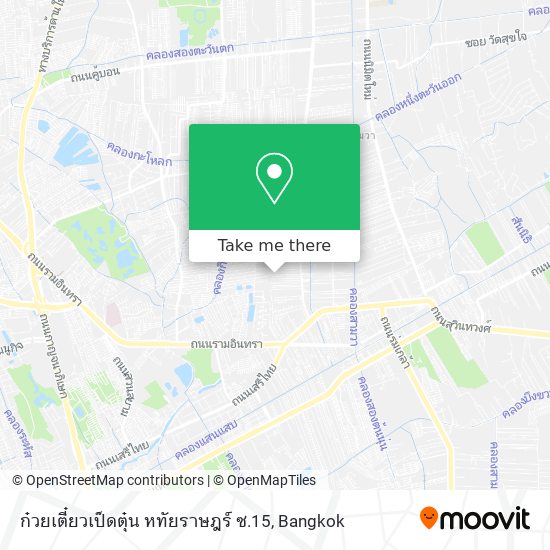 ก๋วยเตี๋ยวเป็ดตุ๋น หทัยราษฎร์ ซ.15 map