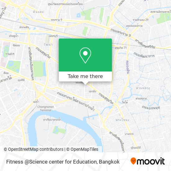 Fitness @Science center for Education map