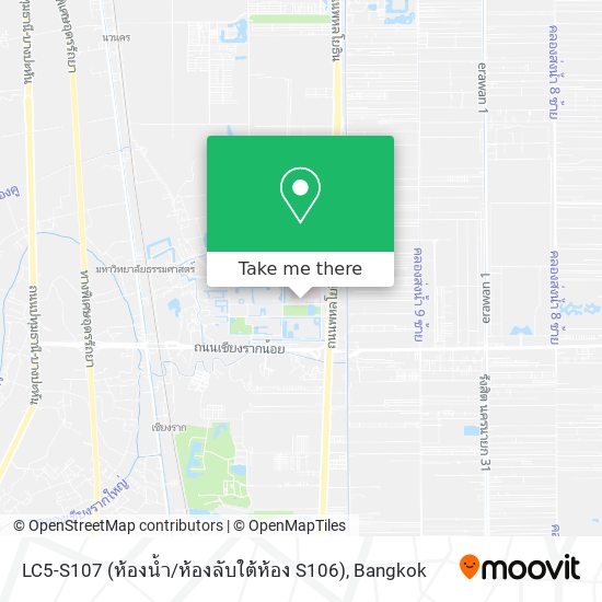 LC5-S107 (ห้องน้ำ / ห้องลับใต้ห้อง S106) map