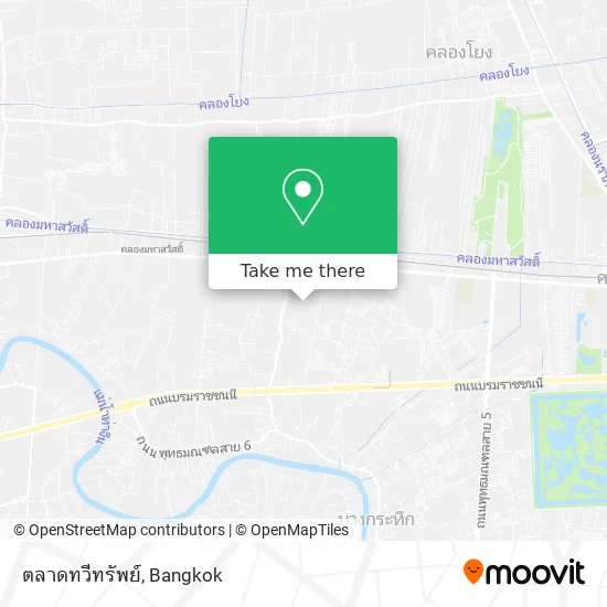 ตลาดทวีทรัพย์ map