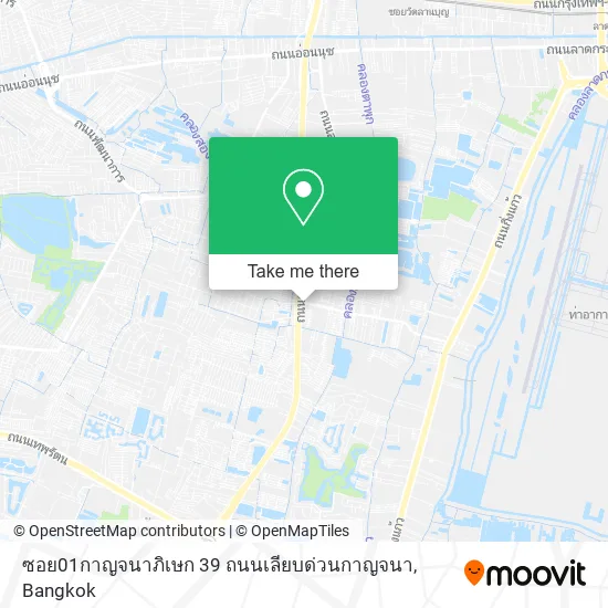 ซอย01กาญจนาภิเษก 39 ถนนเลียบด่วนกาญจนา map