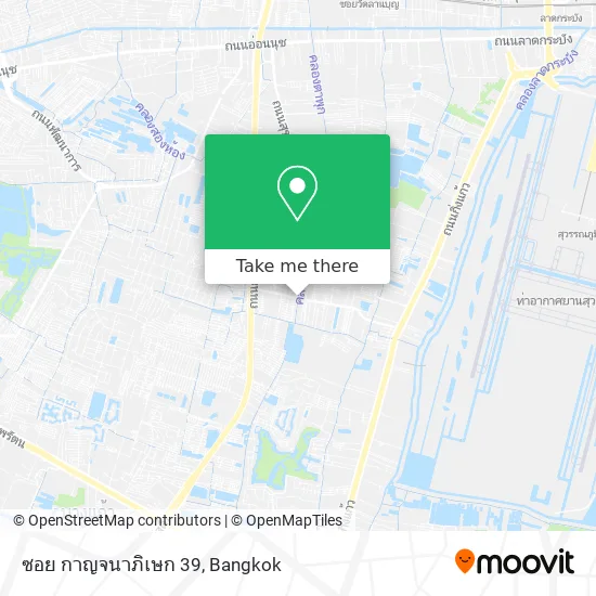 ซอย กาญจนาภิเษก 39 map