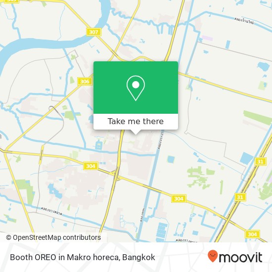 Booth OREO in Makro horeca map