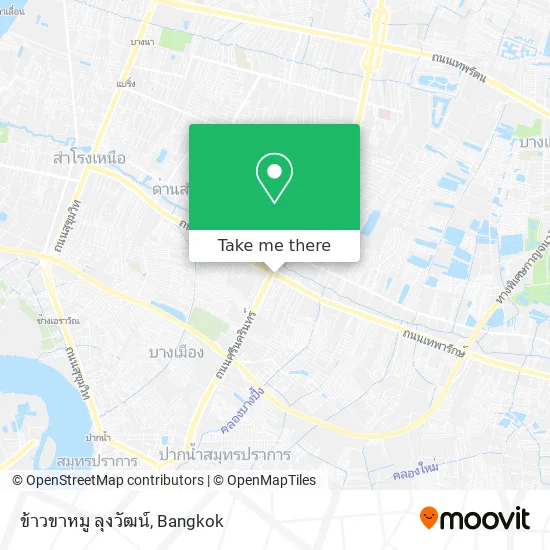 ข้าวขาหมู ลุงวัฒน์ map