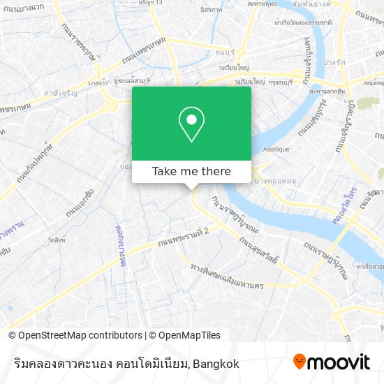 ริมคลองดาวคะนอง คอนโดมิเนียม map