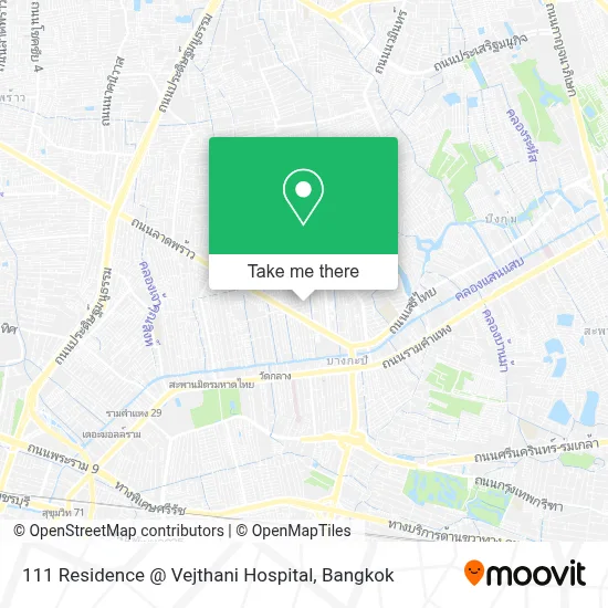 111 Residence @ Vejthani Hospital map