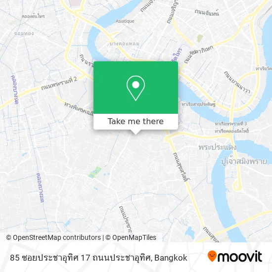 85 ซอยประชาอุทิศ 17 ถนนประชาอุทิศ map