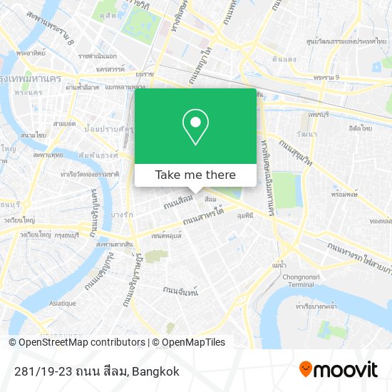 281/19-23 ถนน สีลม map