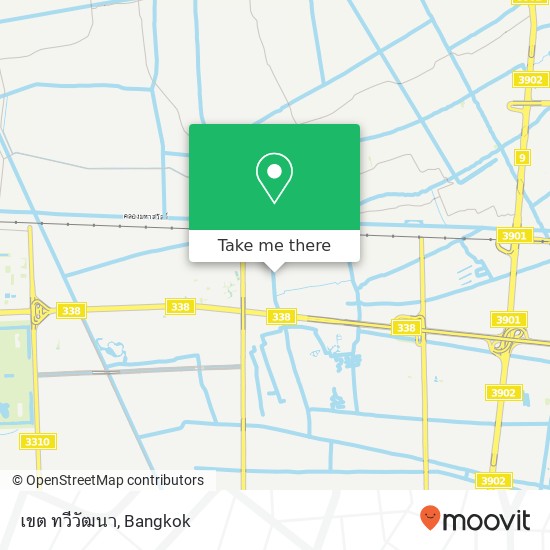 เขต ทวีวัฒนา map