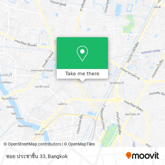 ซอย ประชาชื่น 33 map