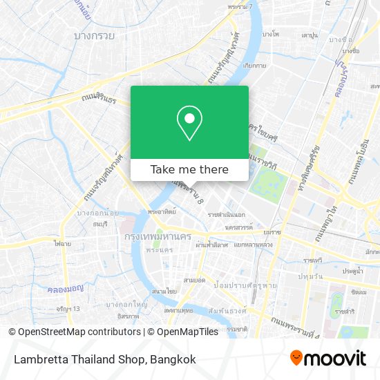 Lambretta Thailand Shop map