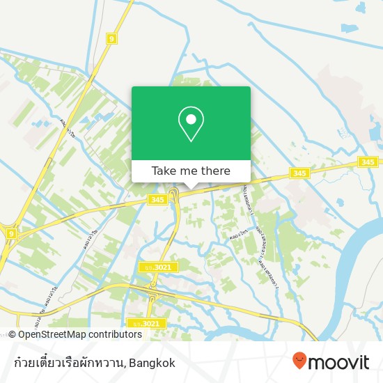 ก๋วยเตี๋ยวเรือผักหวาน map