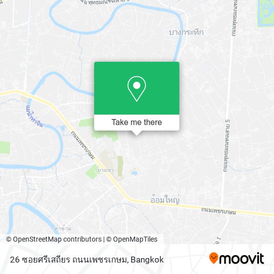 26 ซอยศรีเสถียร ถนนเพชรเกษม map