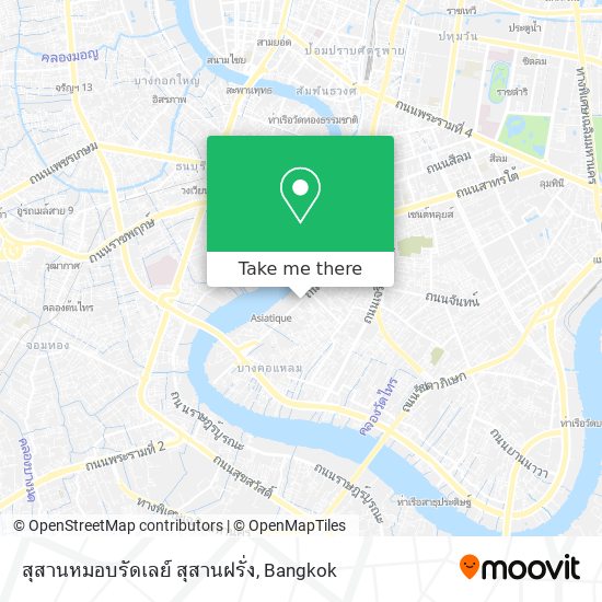 สุสานหมอบรัดเลย์ สุสานฝรั่ง map