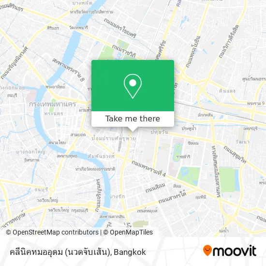 คลีนิคหมออุดม (นวดจับเส้น) map