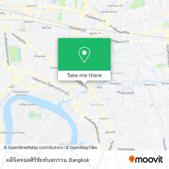 คลีนิคหมอศิริชัยทันตกรรม map