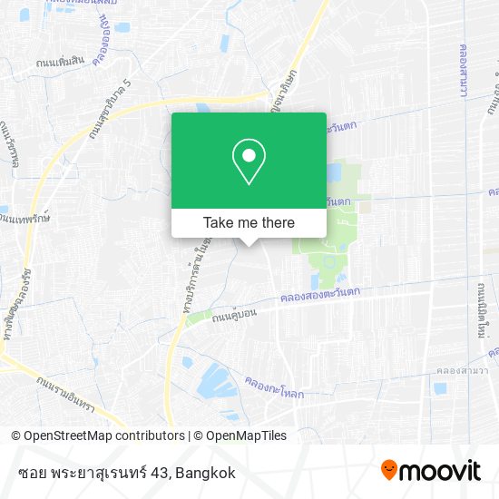 ซอย พระยาสุเรนทร์ 43 map