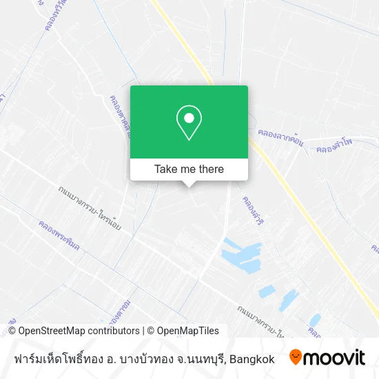 ฟาร์มเห็ดโพธิ์ทอง อ. บางบัวทอง จ.นนทบุรี map