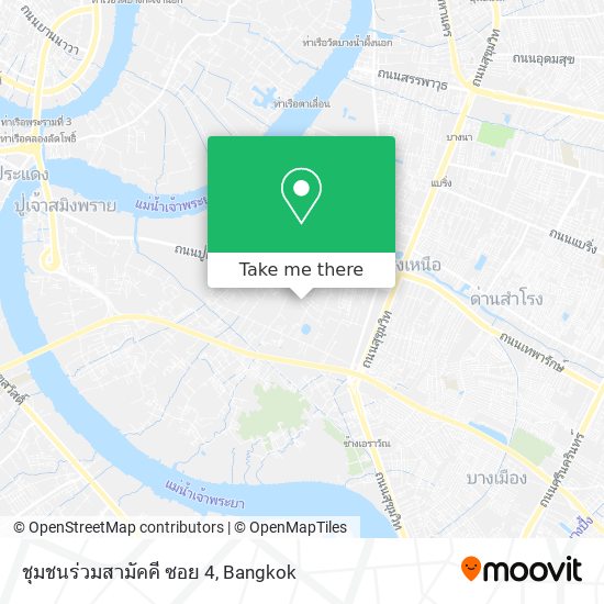 ชุมชนร่วมสามัคคี ซอย 4 map