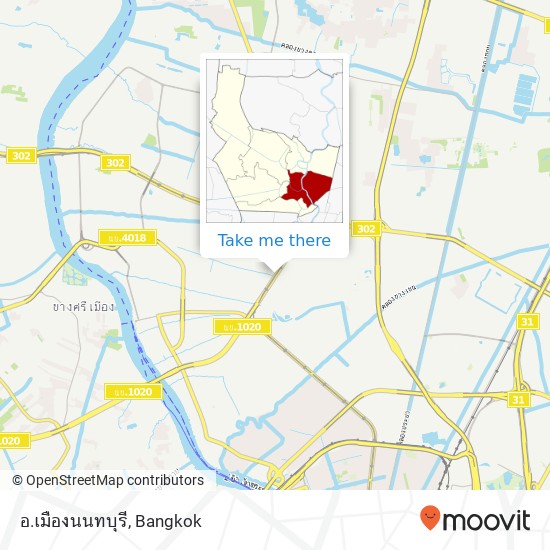 อ.เมืองนนทบุรี map