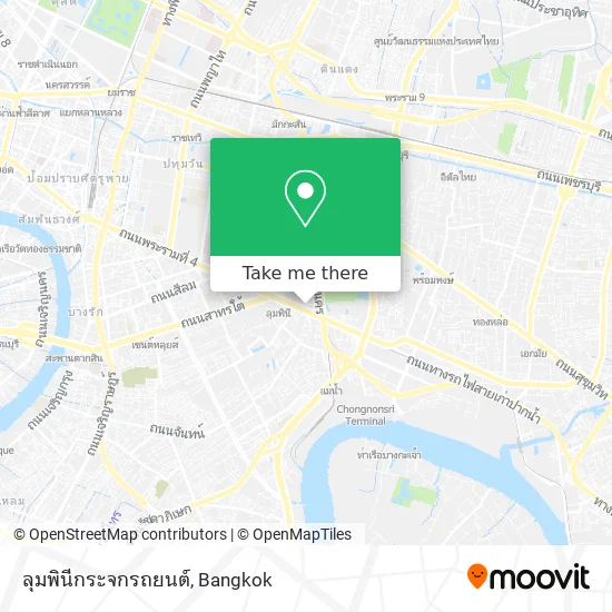 ลุมพินีกระจกรถยนต์ map