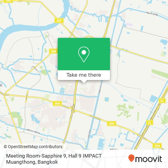 Meeting Room-Sapphire 9, Hall 9 IMPACT Muangthong map
