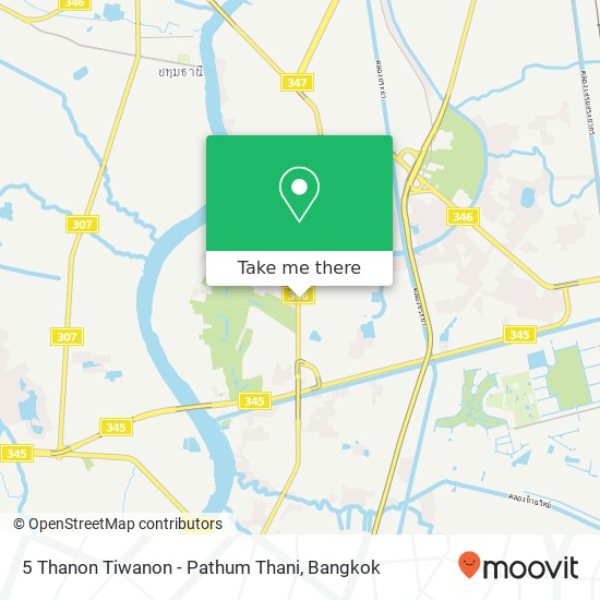 5 Thanon Tiwanon - Pathum Thani map