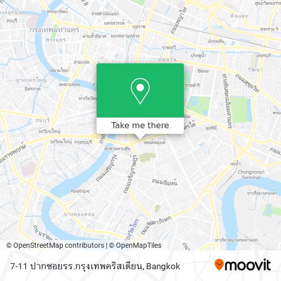 7-11 ปากซอยรร.กรุงเทพคริสเตียน map