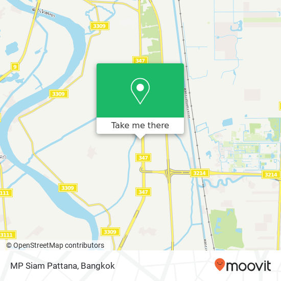 MP Siam Pattana map