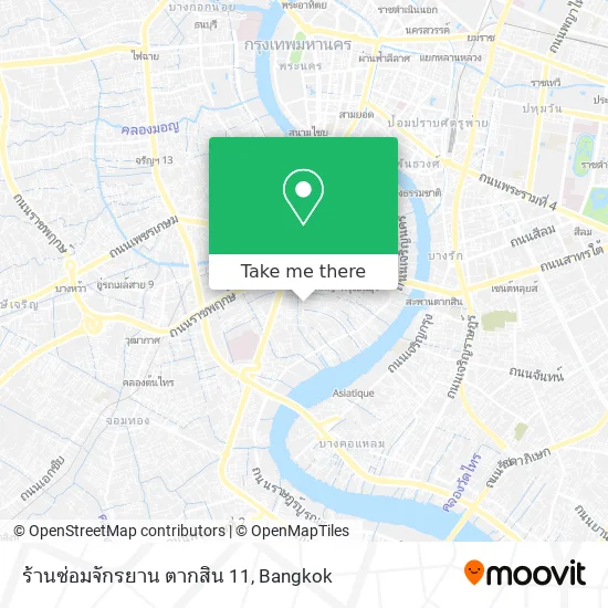 ร้านซ่อมจักรยาน ตากสิน 11 map