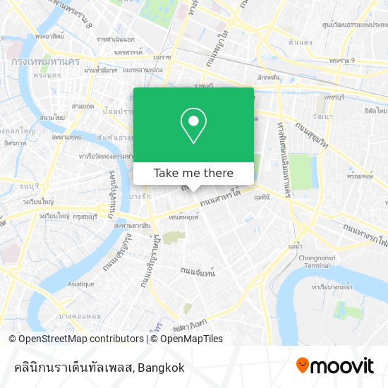 คลินิกนราเด็นทัลเพลส map