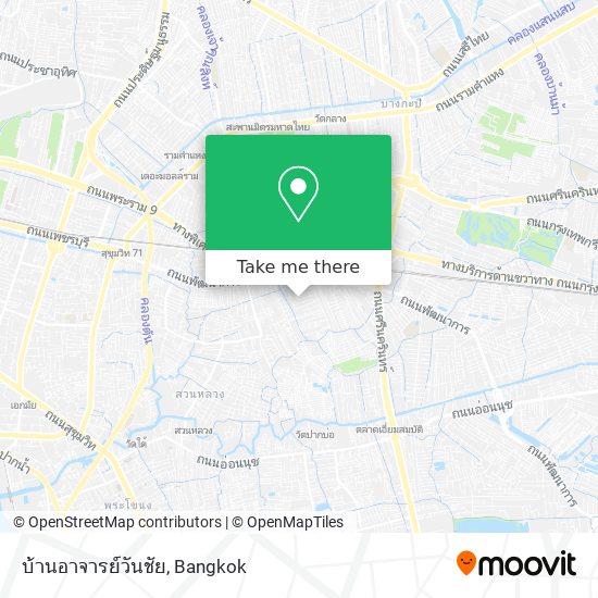บ้านอาจารย์วันชัย map