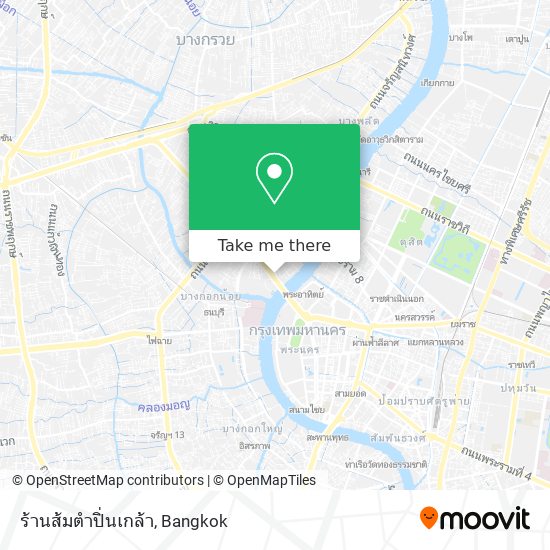 ร้านส้มตำปิ่นเกล้า map