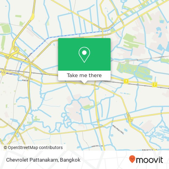 Chevrolet Pattanakarn map