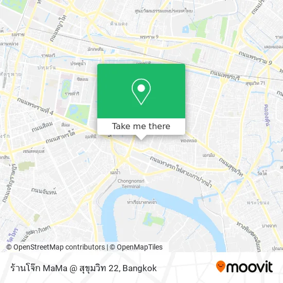 ร้านโจ๊ก MaMa @ สุขุมวิท 22 map