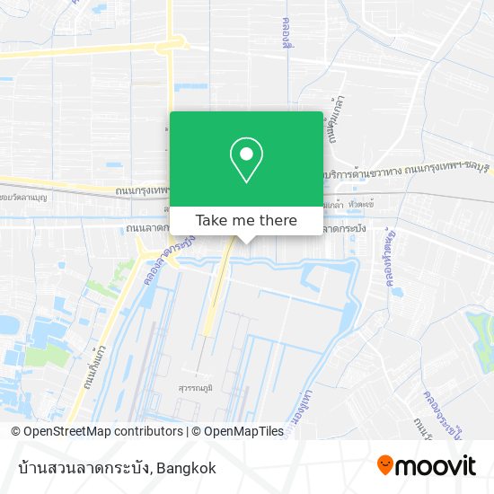 บ้านสวนลาดกระบัง map