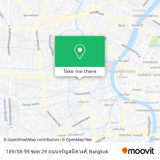 189 / 58-59 ซอย 29 ถนนจรัญสนิทวงศ์ map