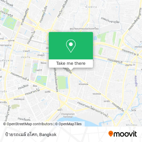 ป้ายรถเมล์ อโศก map